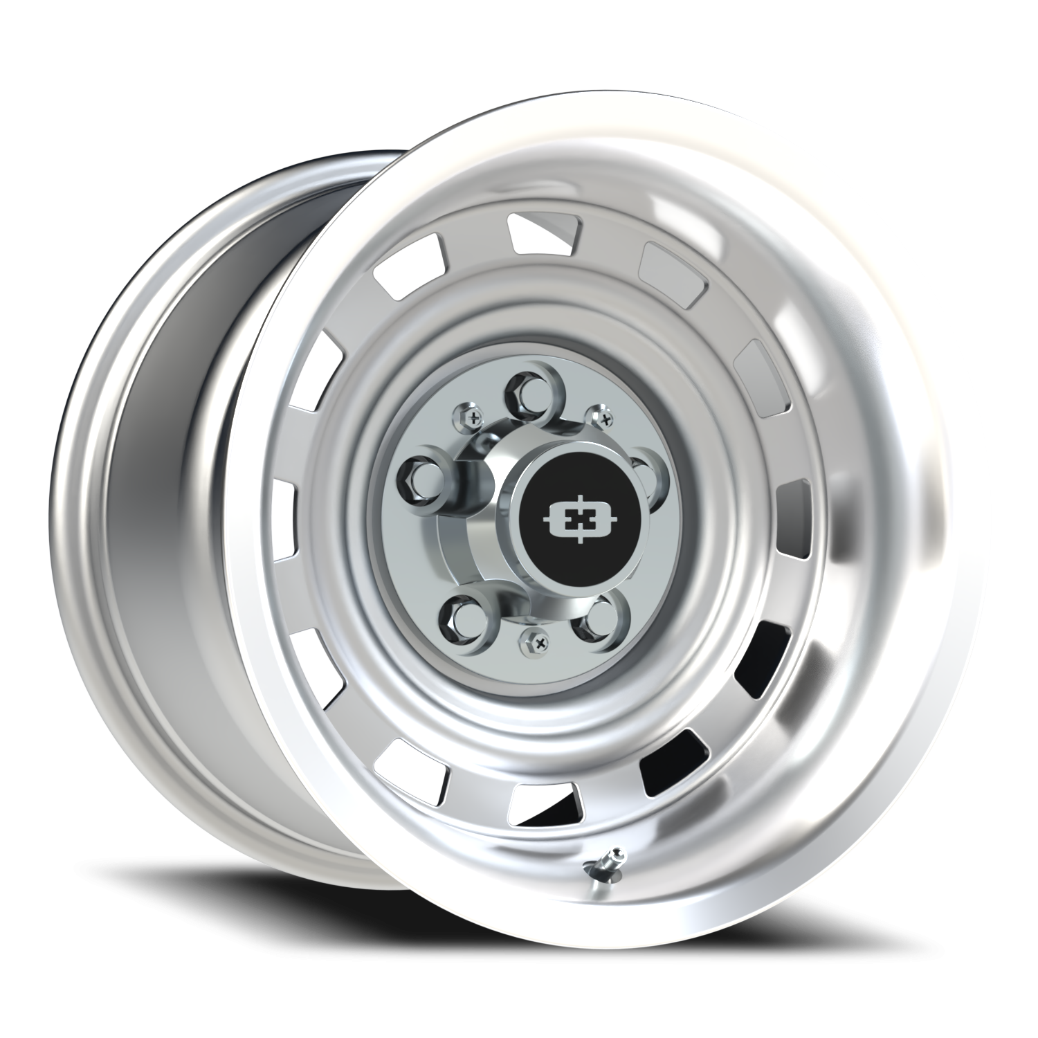 Vision CS-8X20HF 15X10 Silver Machined Lip Wheel