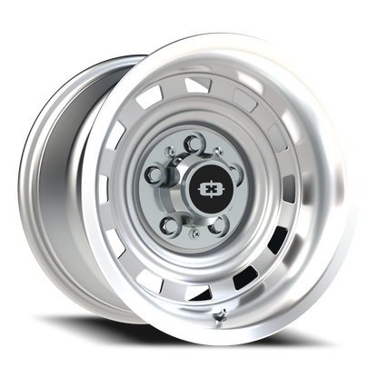 Vision CS-8X20HF 15X10 Silver Machined Lip Wheel