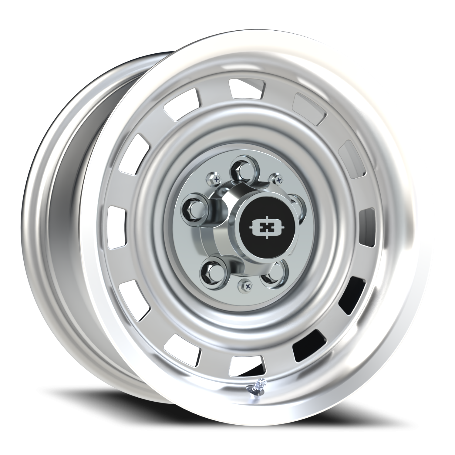 Vision CS-8X20HF 15X7 Silver Machined Lip Wheel
