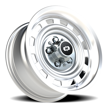 Vision CS-8X20HF 15X7 Silver Machined Lip Wheel