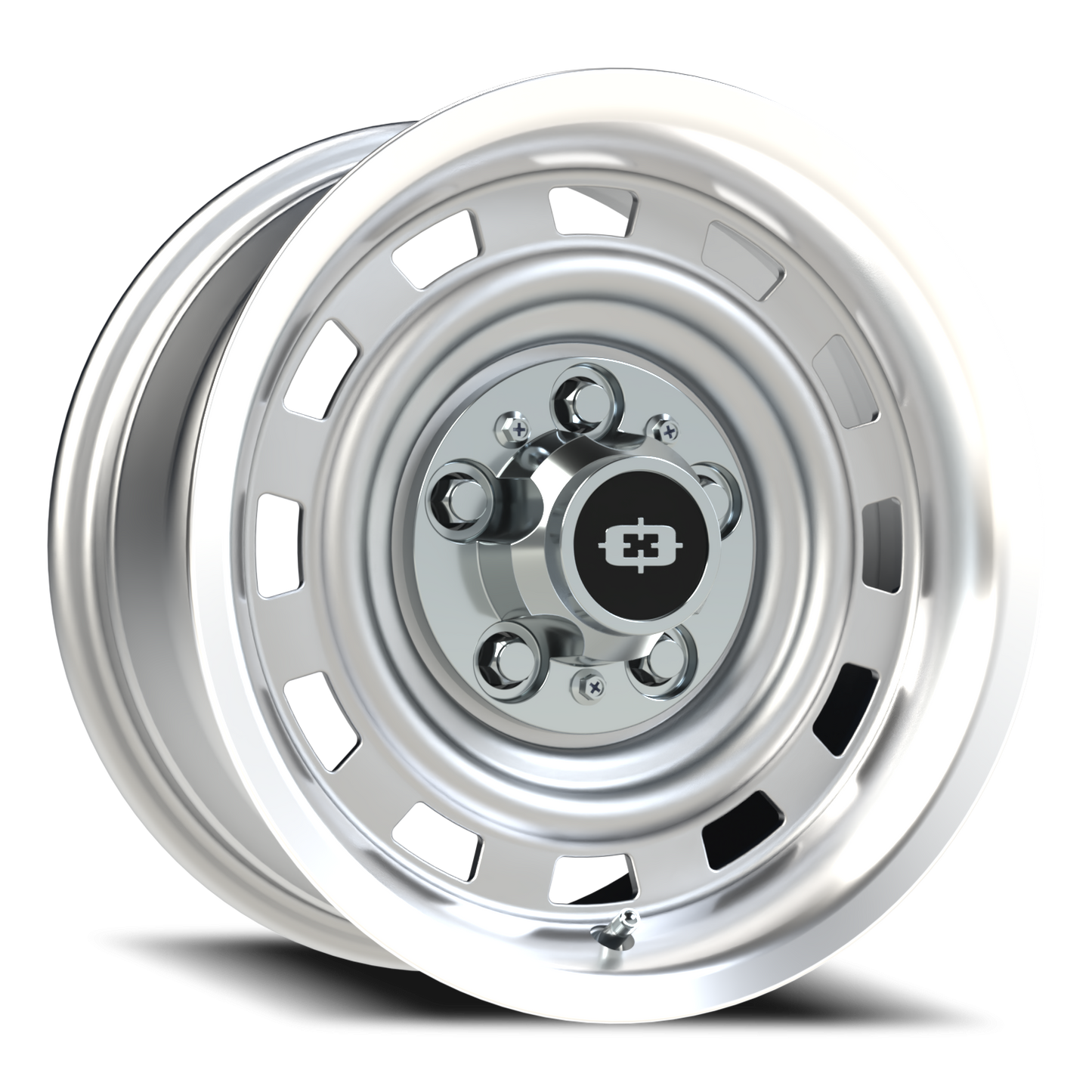 Vision CS-8X20HF 15X7 Silver Machined Lip Wheel