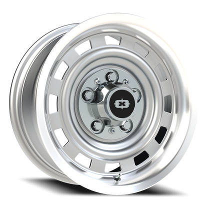 Vision CS-8X20HF 15X7 Silver Machined Lip Wheel
