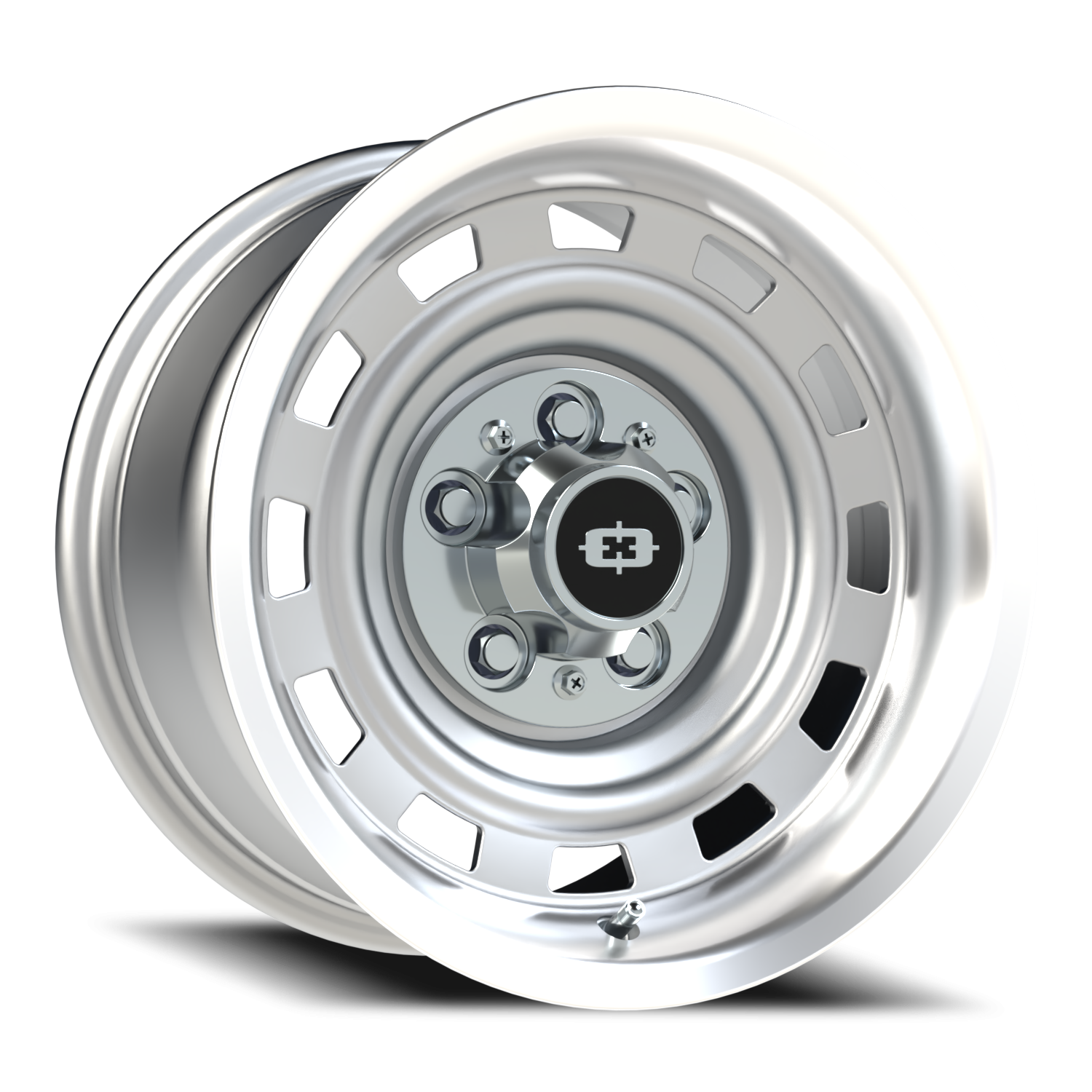 Vision CS-8X20HF 15X8 Silver Machined Lip Wheel