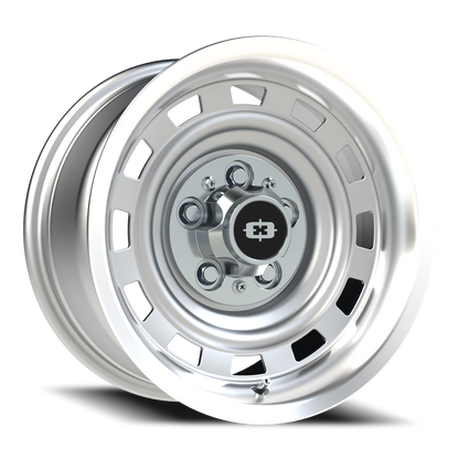 Vision CS-8X20HF 15X8 Silver Machined Lip Wheel