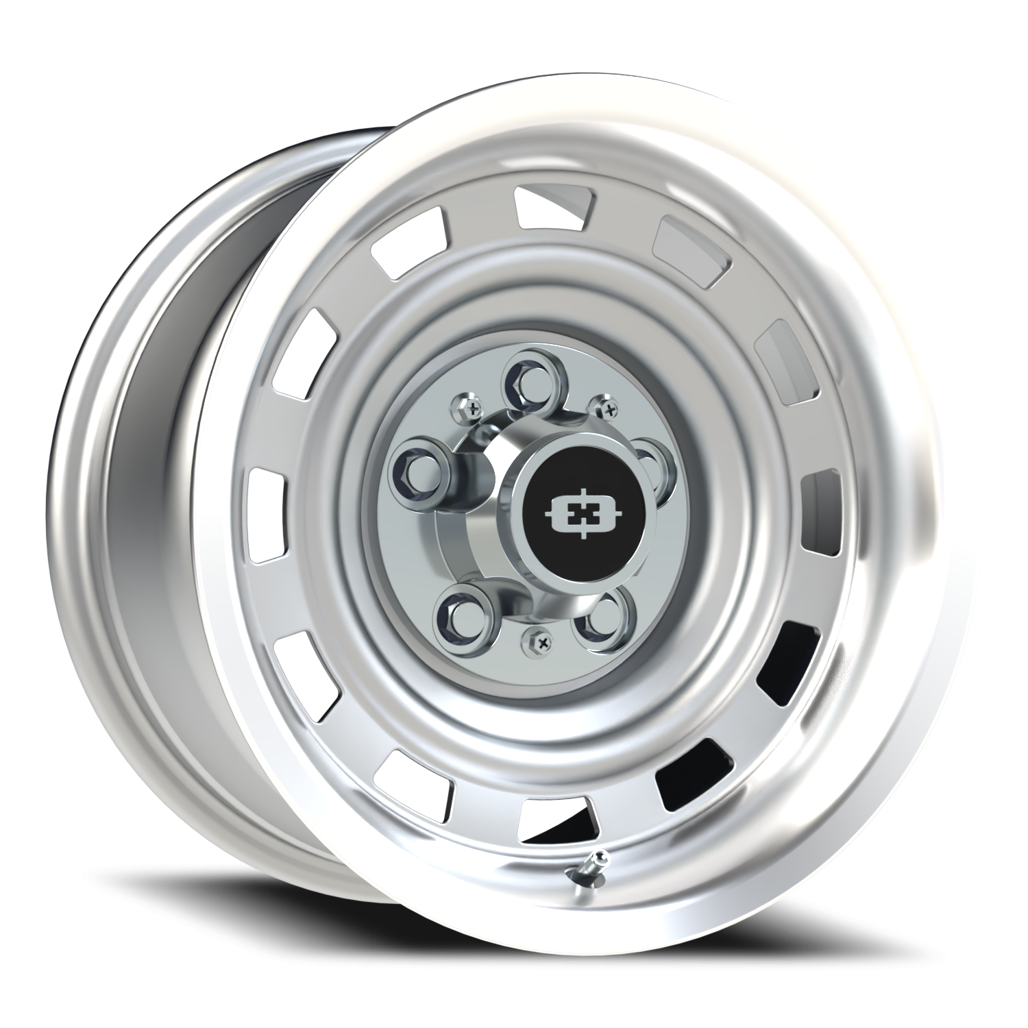 Vision CS-8X20HF 15X8 Silver Machined Lip Wheel