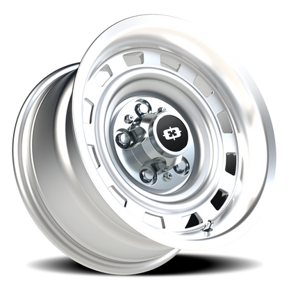 Vision CS-8X20HF 15X8 Silver Machined Lip Wheel
