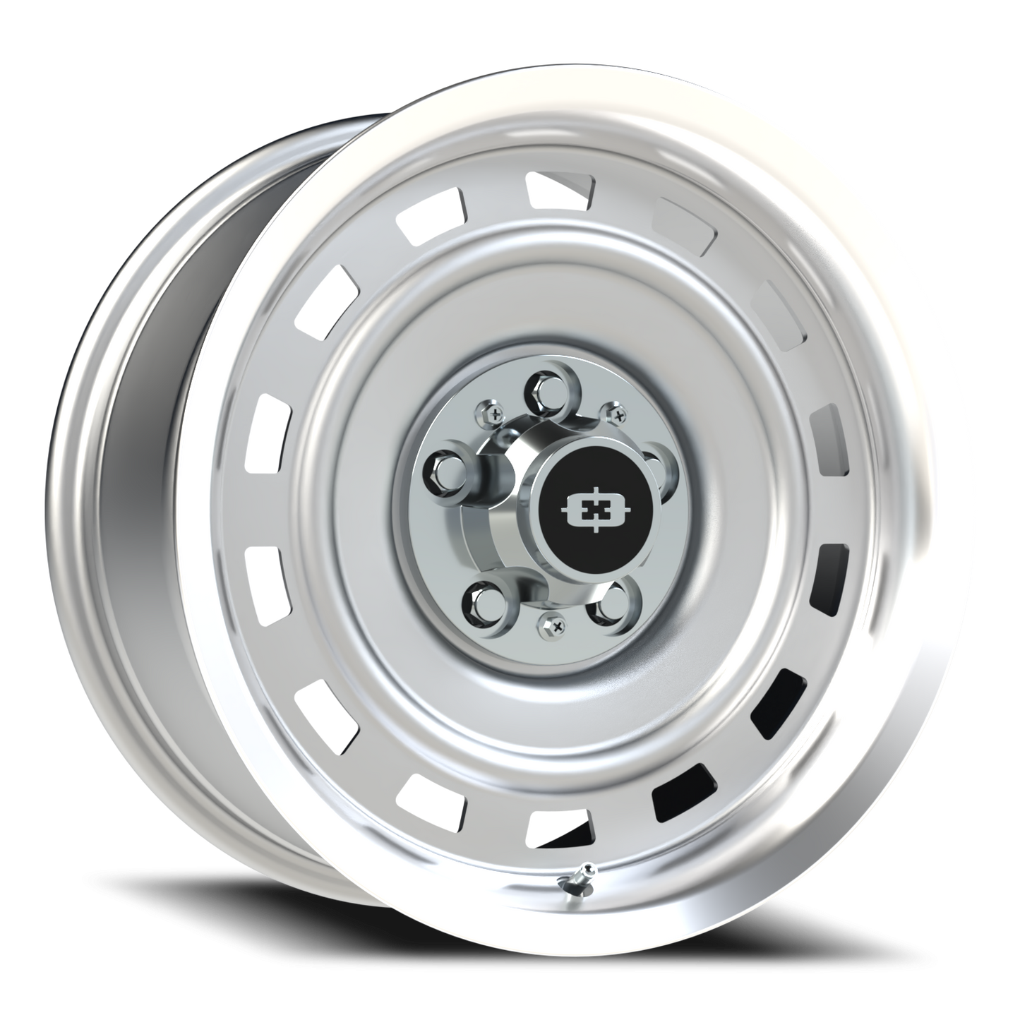 Vision CS-8X20HF 17X8 Silver Machined Lip Wheel