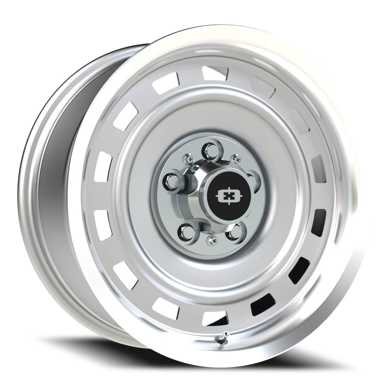Vision CS-8X20HF 17X8 Silver Machined Lip Wheel