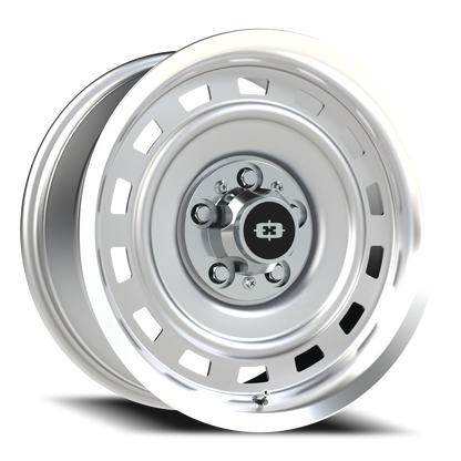 Vision CS-8X20HF 17X8 Silver Machined Lip Wheel