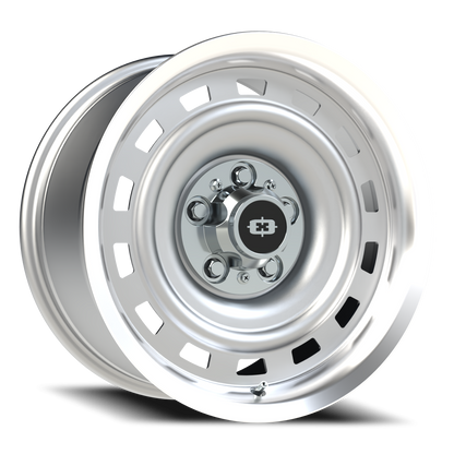Vision CS-8X20HF 17X9 Silver Machined Lip Wheel