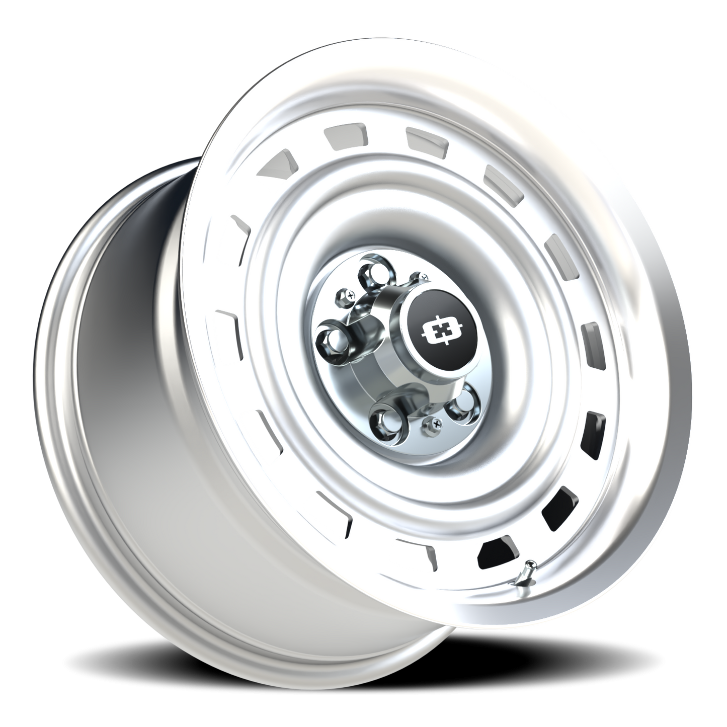Vision CS-8X20HF 17X9 Silver Machined Lip Wheel