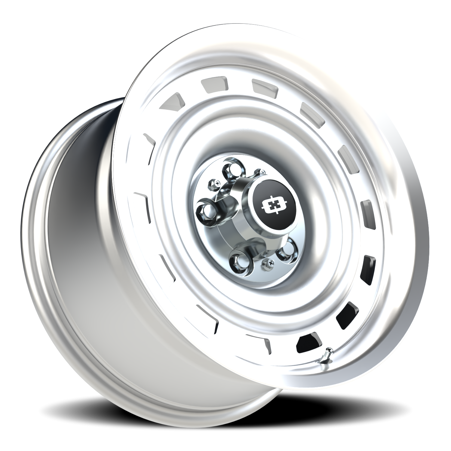 Vision CS-8X20HF 17X9 Silver Machined Lip Wheel