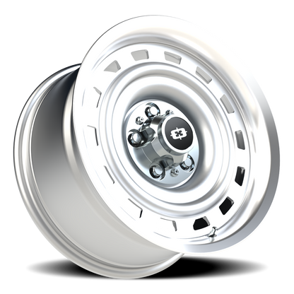 Vision CS-8X20HF 17X9 Silver Machined Lip Wheel