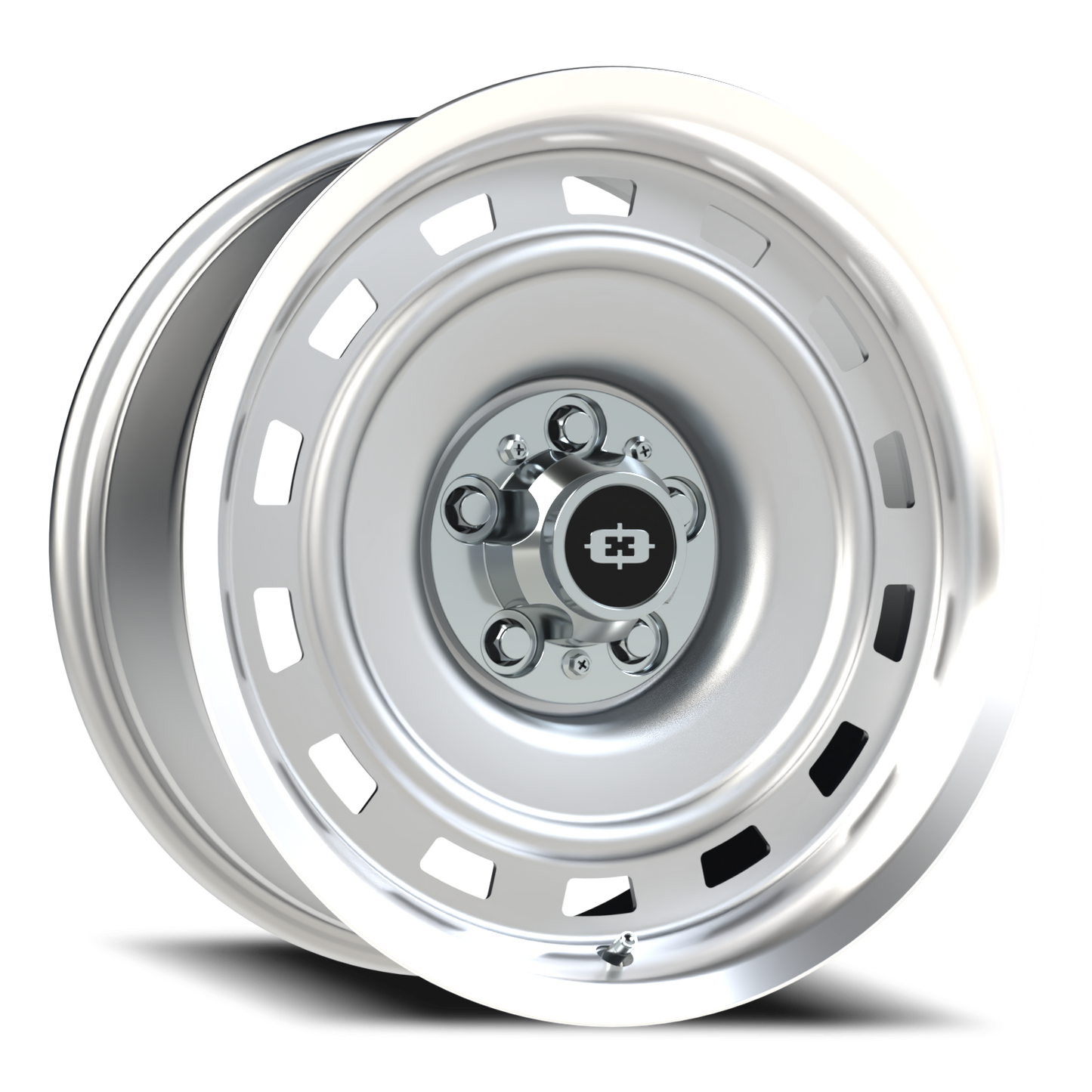 Vision CS-8X20HF 18X8 Silver Machined Lip Wheel