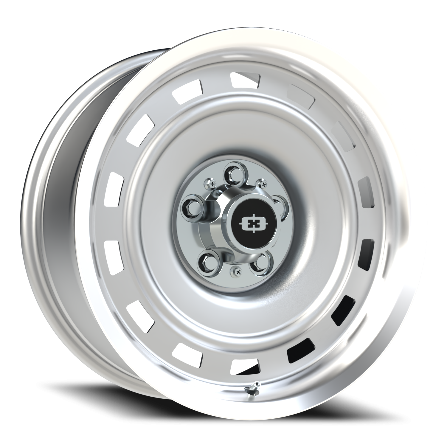 Vision CS-8X20HF 18X8 Silver Machined Lip Wheel