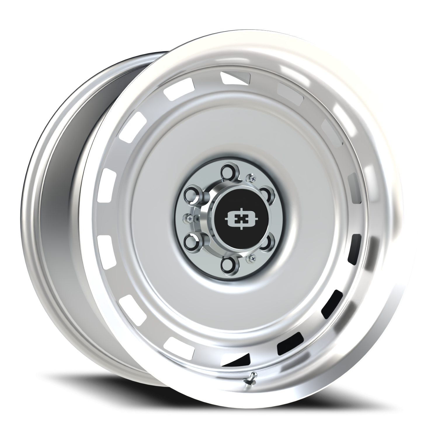 Vision CS-8X20HF 20X10 Silver Machined Lip Wheel