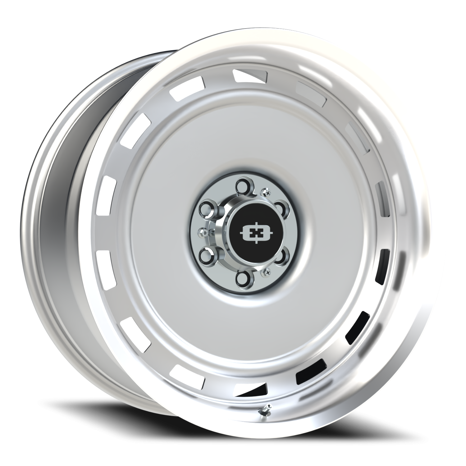 Vision CS-8X20HF 22X10 Silver Machined Lip Wheel