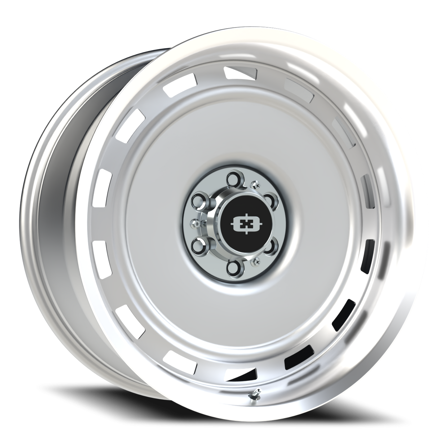 Vision CS-8X20HF 22X10 Silver Machined Lip Wheel