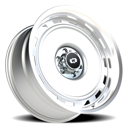 Vision CS-8X20HF 22X10 Silver Machined Lip Wheel