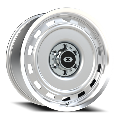 Vision CS-8X20HF 20X9 Silver Machined Lip Wheel