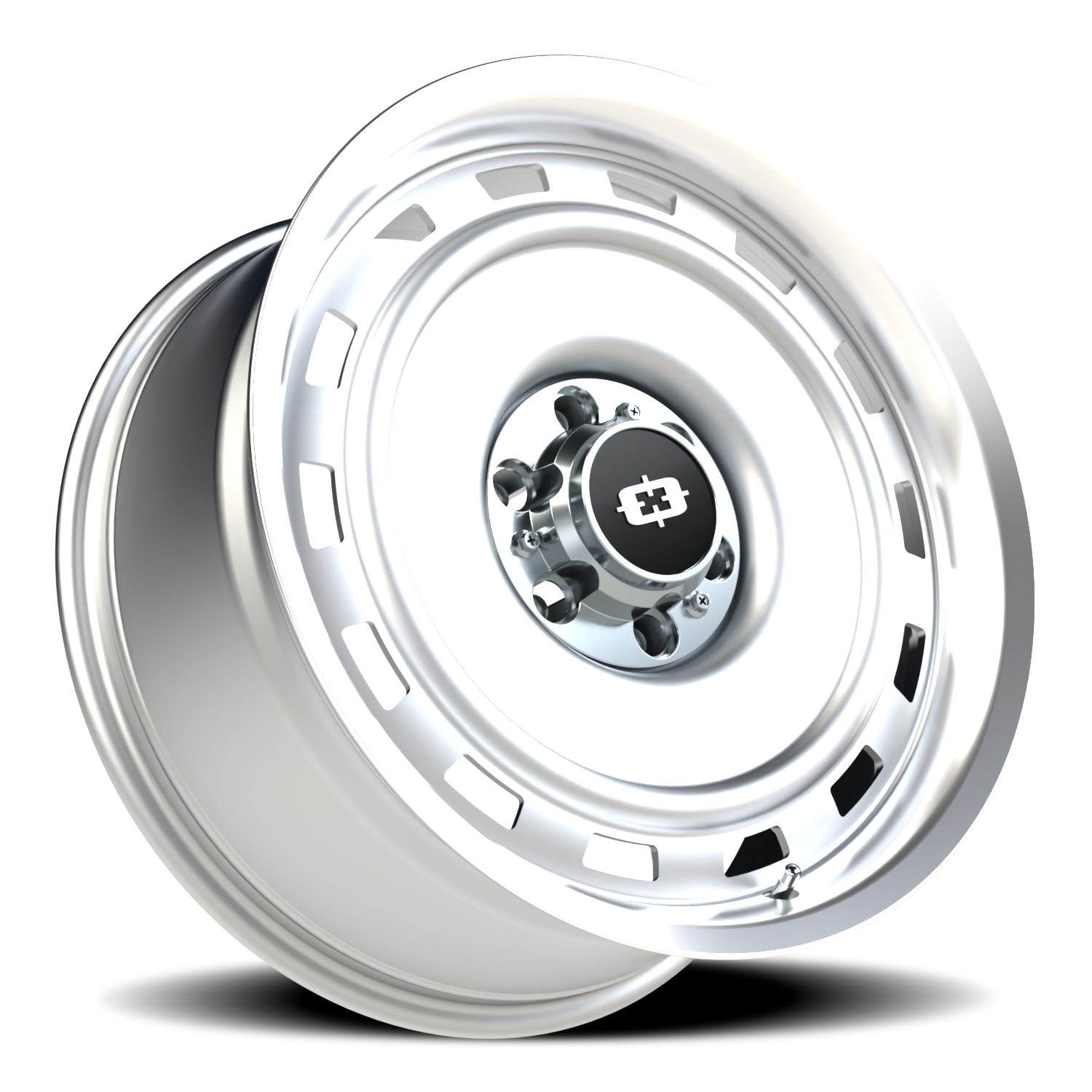 Vision CS-8X20HF 20X9 Silver Machined Lip Wheel