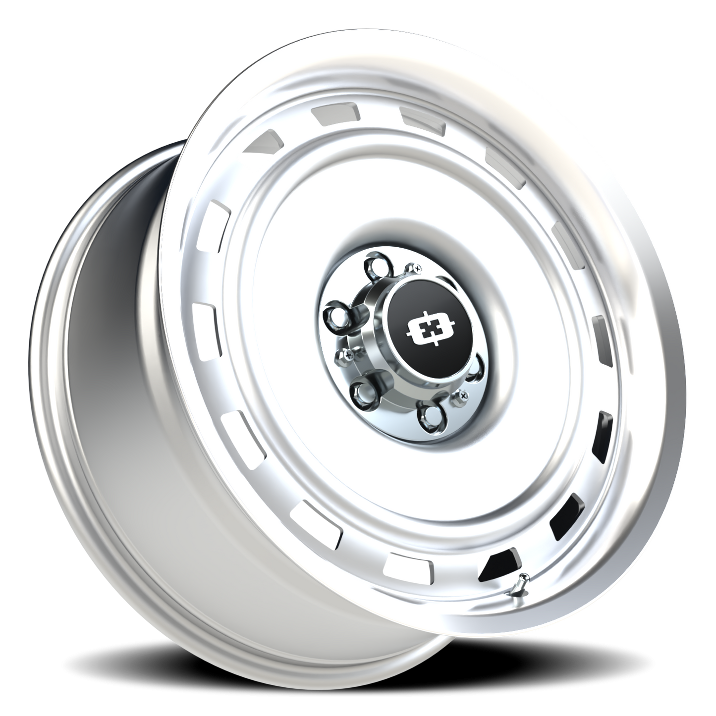 Vision CS-8X20HF 20X9 Silver Machined Lip Wheel