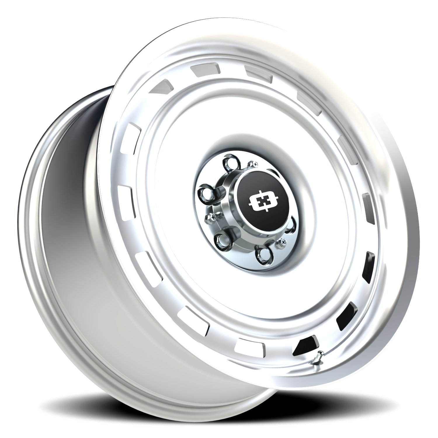 Vision CS-8X20HF 20X9 Silver Machined Lip Wheel