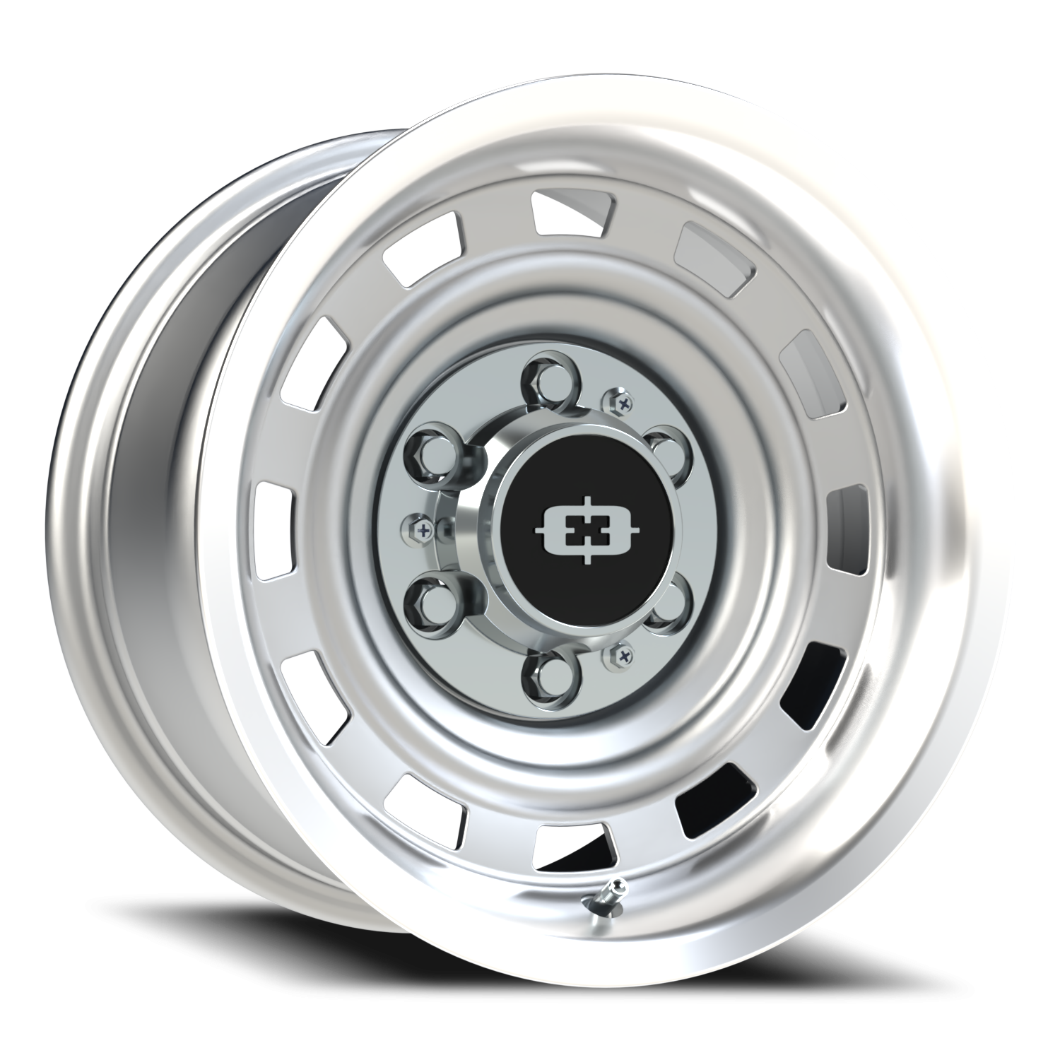 Vision CS-8X20HF 15X10 Silver Machined Lip Wheel