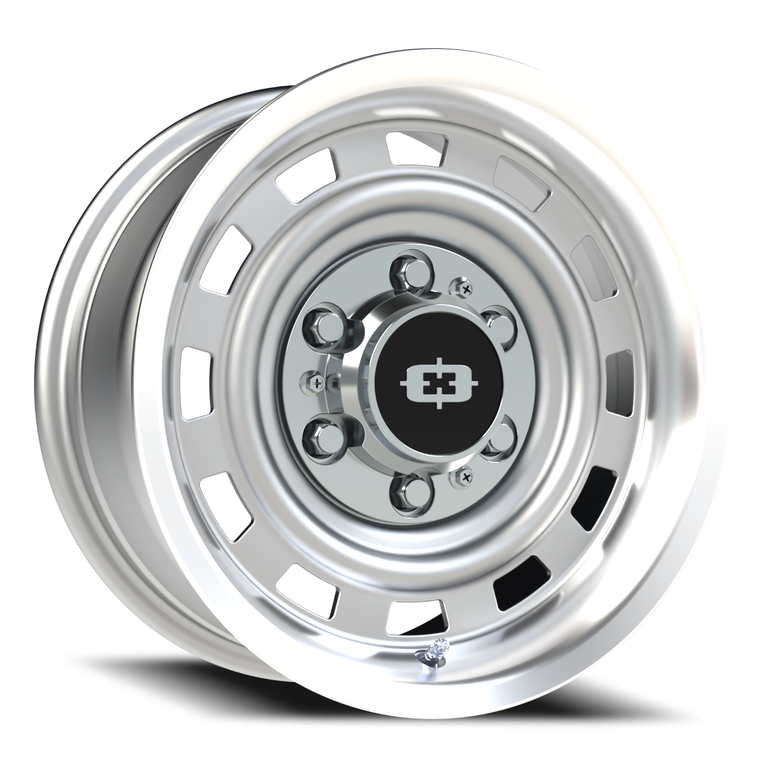 Vision CS-8X20HF 15X7 Silver Machined Lip Wheel