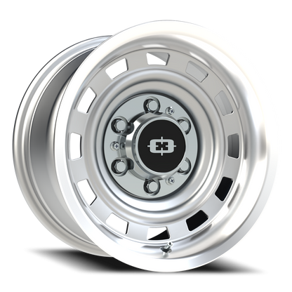 Vision CS-8X20HF 15X8 Silver Machined Lip Wheel