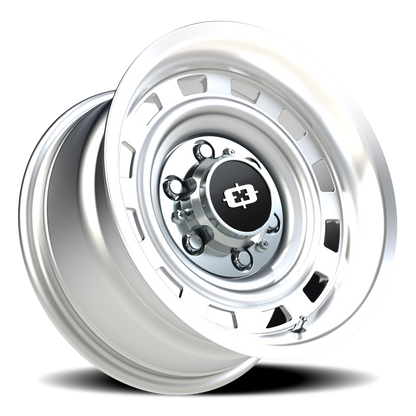 Vision CS-8X20HF 15X8 Silver Machined Lip Wheel