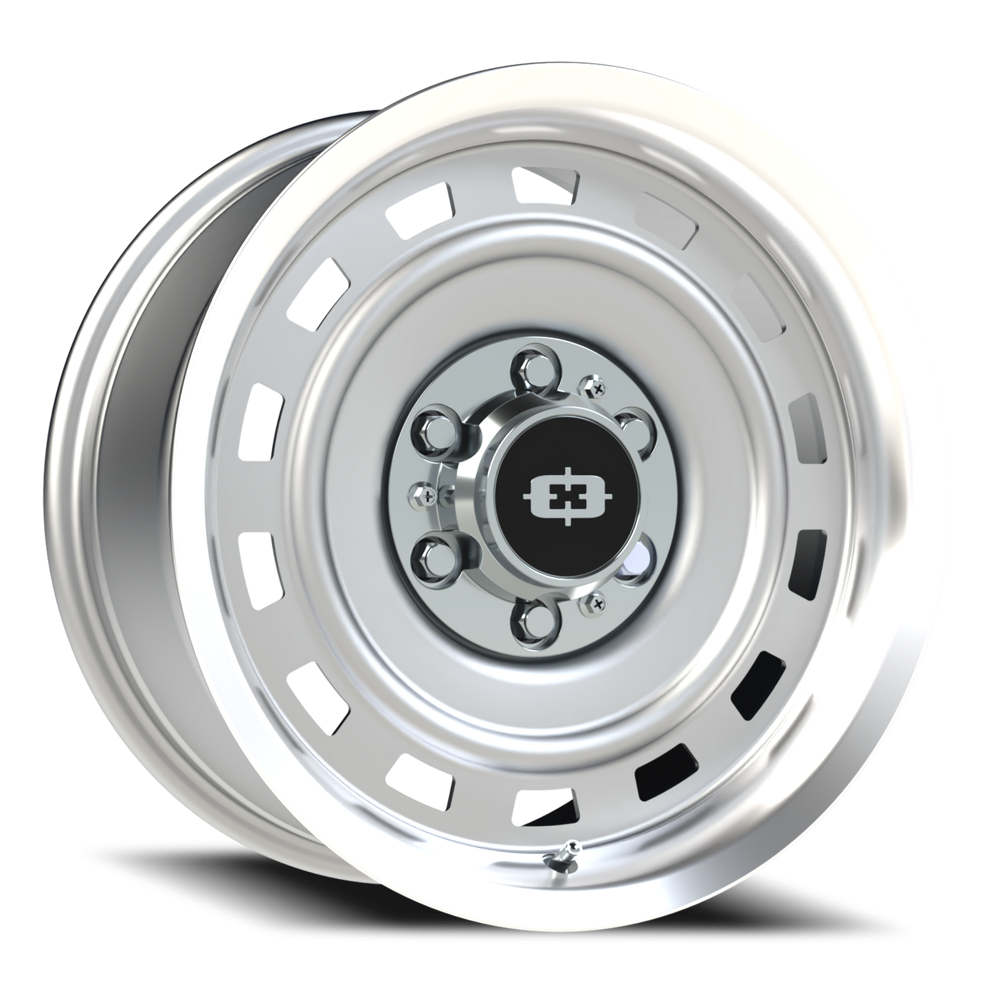 Vision CS-8X20HF 17X8 Silver Machined Lip Wheel