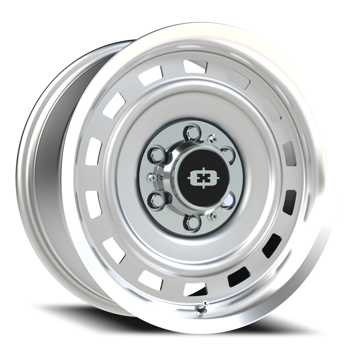 Vision CS-8X20HF 17X8 Silver Machined Lip Wheel