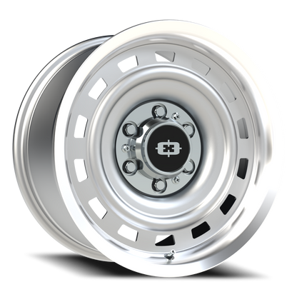 Vision CS-8X20HF 17X9 Silver Machined Lip Wheel