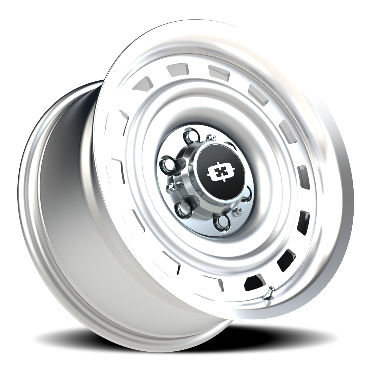 Vision CS-8X20HF 17X9 Silver Machined Lip Wheel