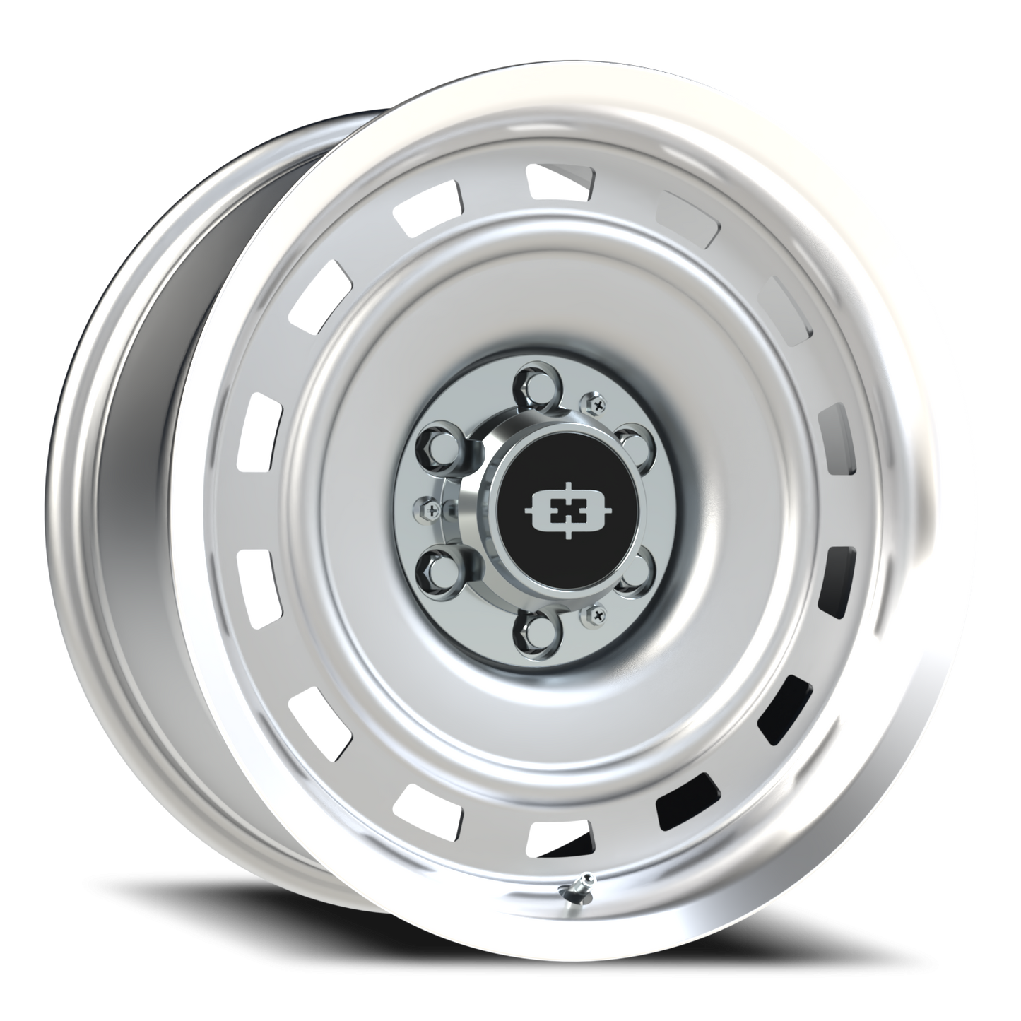 Vision CS-8X20HF 18X8 Silver Machined Lip Wheel