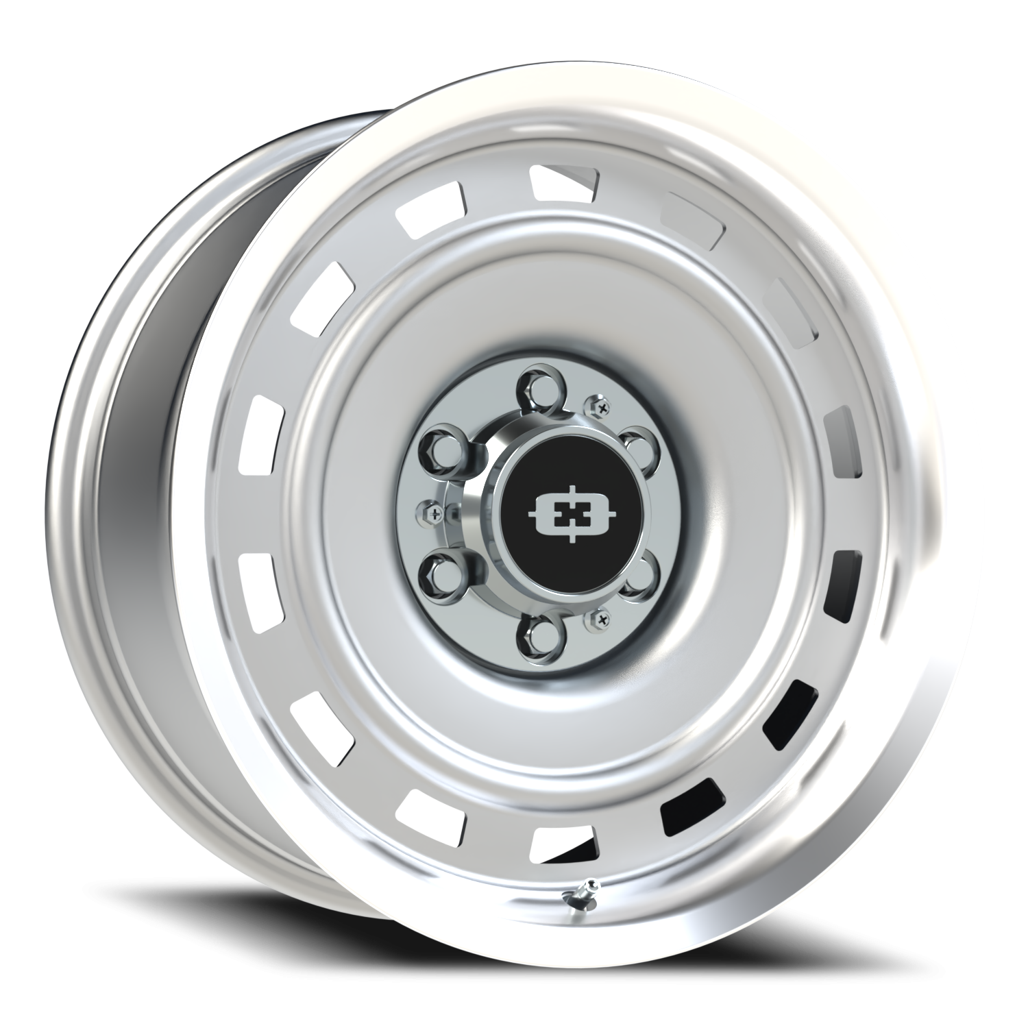 Vision CS-8X20HF 18X8 Silver Machined Lip Wheel