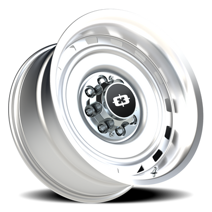 Vision CS-8X20HF 20X10 Silver Machined Lip Wheel