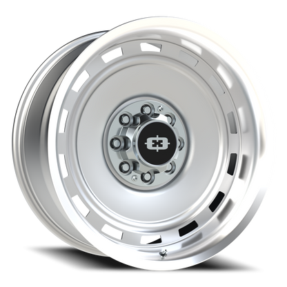 Vision CS-8X20HF 22X10 Silver Machined Lip Wheel