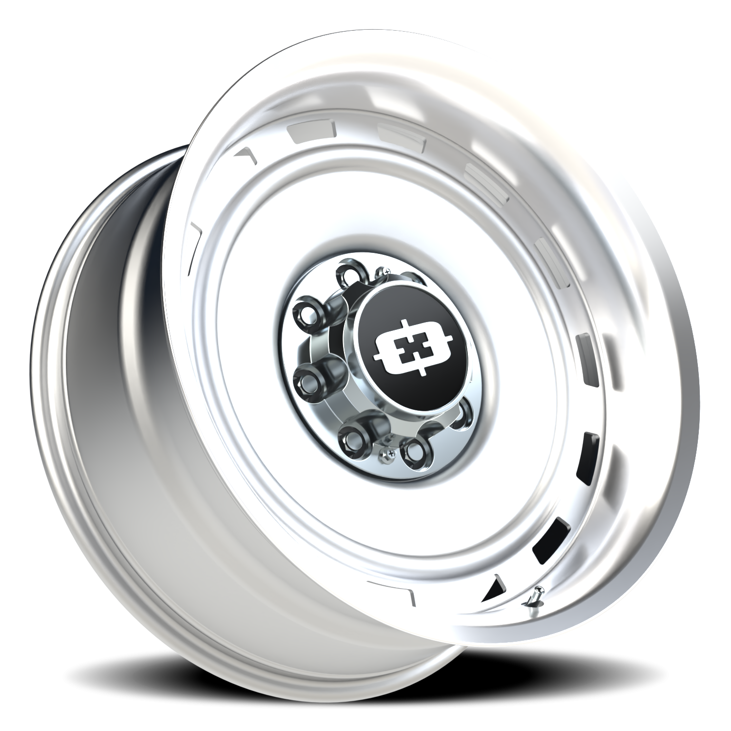Vision CS-8X20HF 22X10 Silver Machined Lip Wheel