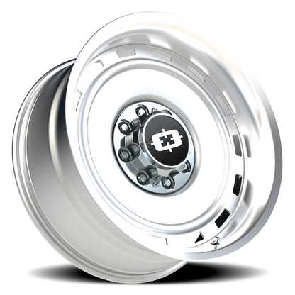 Vision CS-8X20HF 22X10 Silver Machined Lip Wheel