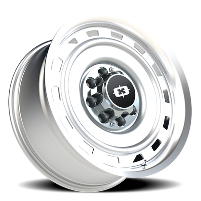 Vision CS-8X20HF 20X9 Silver Machined Lip Wheel