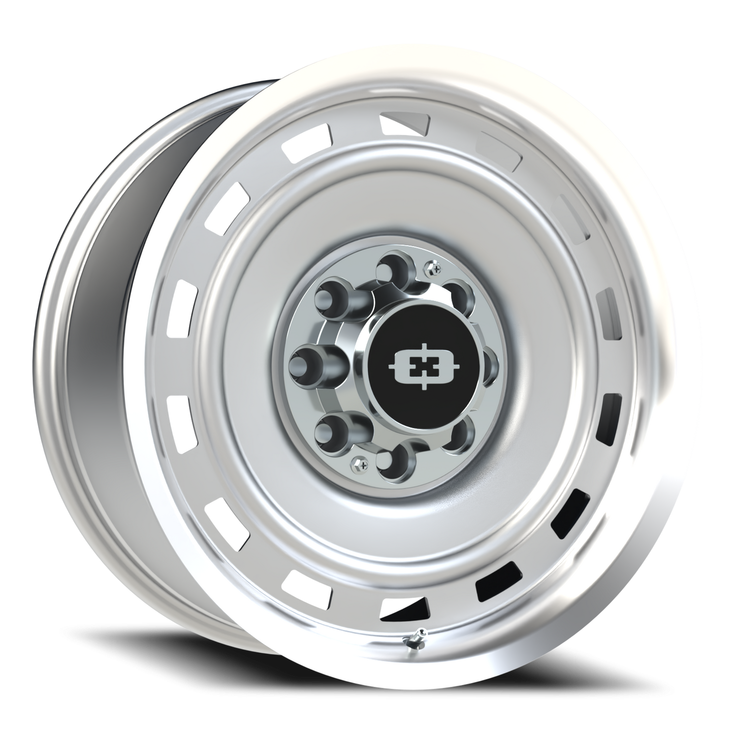 Vision CS-8X20HF 20X9 Silver Machined Lip Wheel