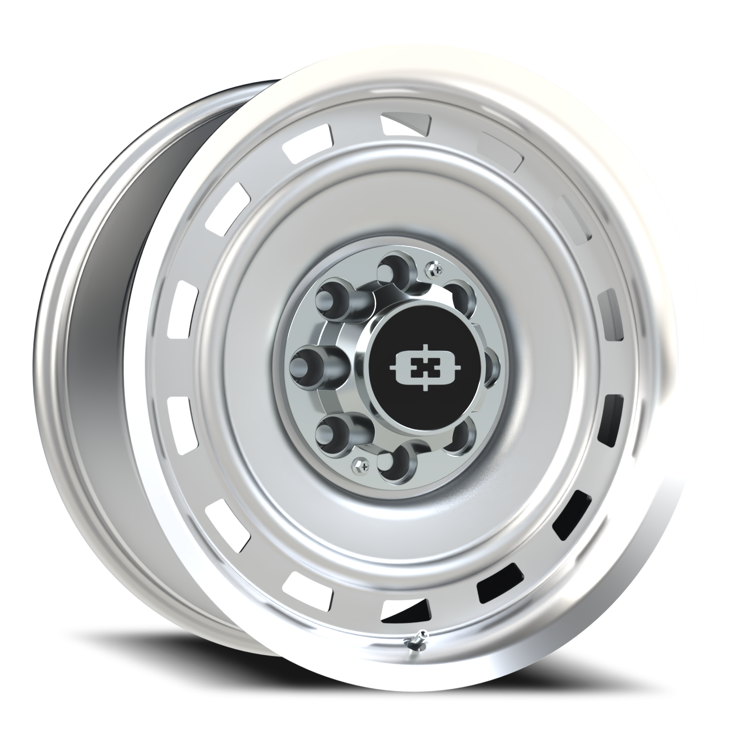Vision CS-8X20HF 20X9 Silver Machined Lip Wheel