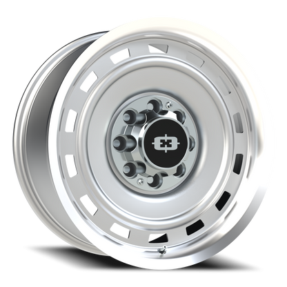 Vision CS-8X20HF 20X9 Silver Machined Lip Wheel