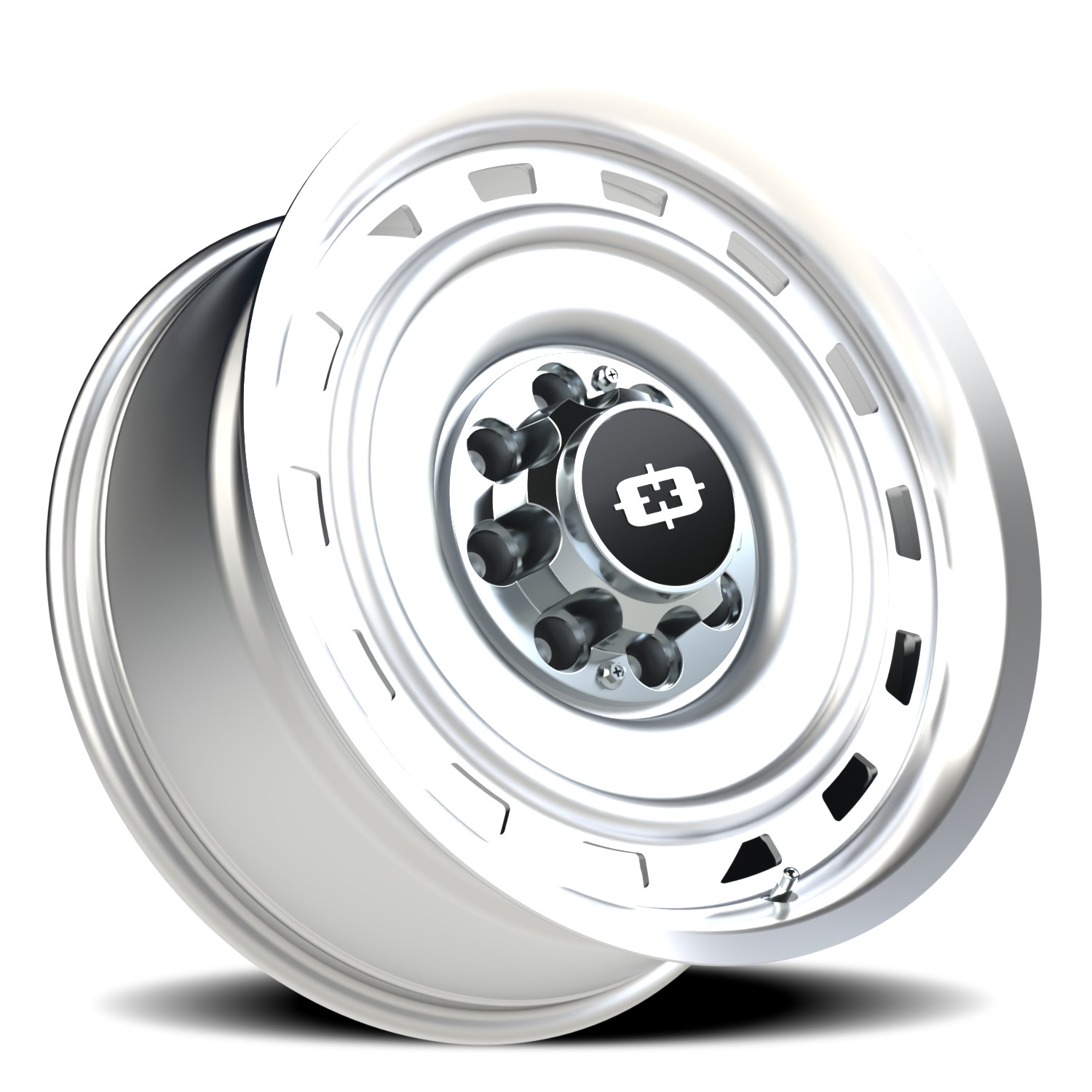 Vision CS-8X20HF 20X9 Silver Machined Lip Wheel