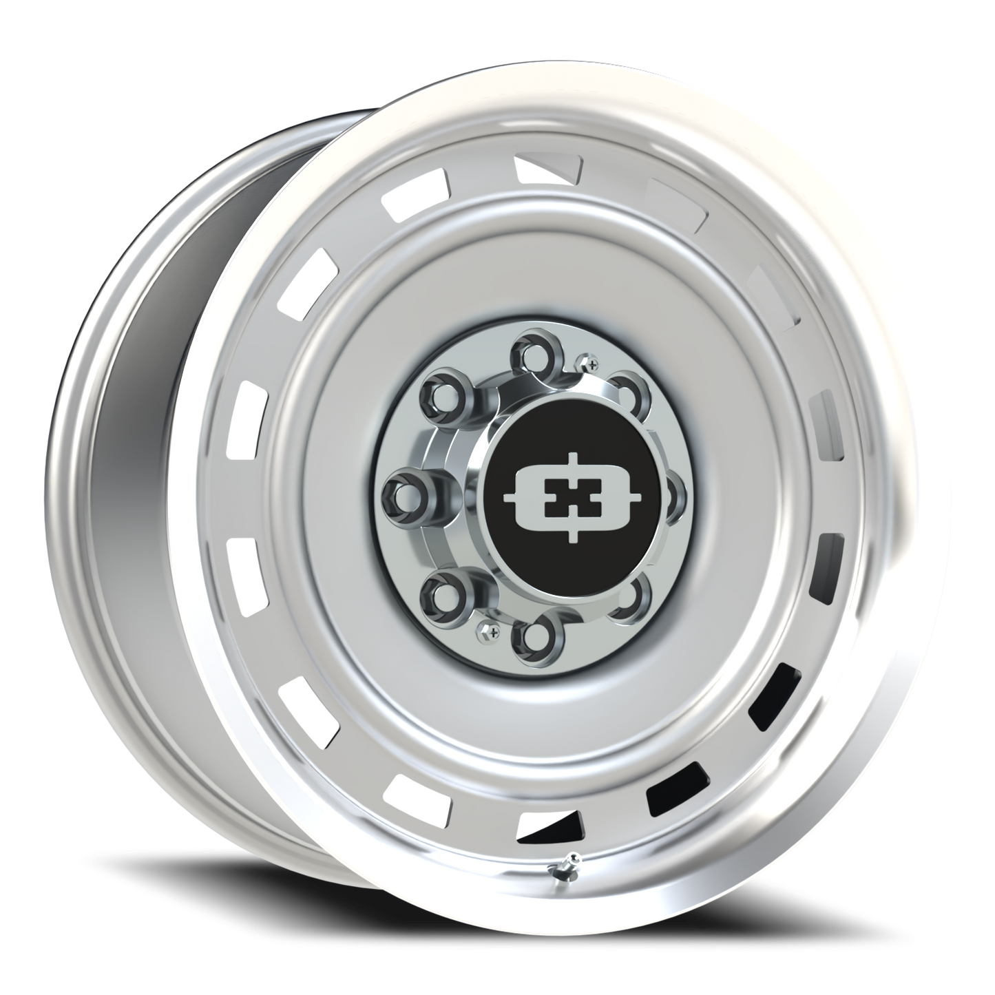 Vision CS-8X20HF 20X9 Silver Machined Lip Wheel