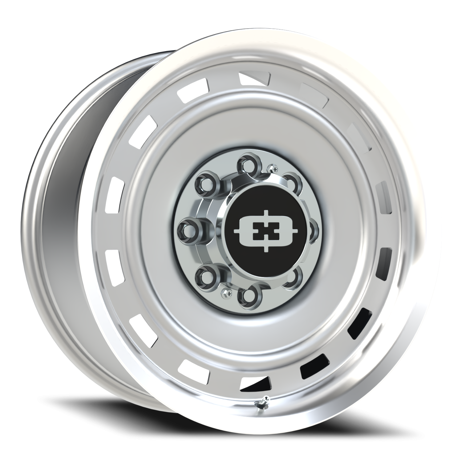 Vision CS-8X20HF 20X9 Silver Machined Lip Wheel