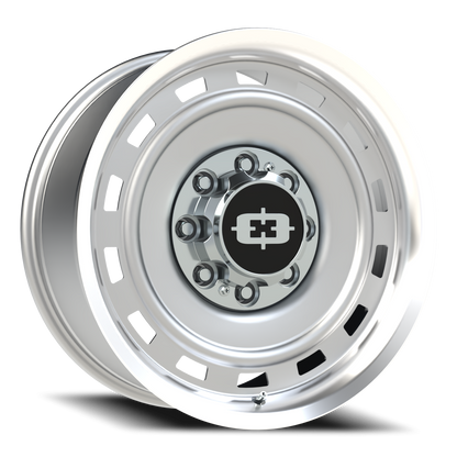 Vision CS-8X20HF 20X9 Silver Machined Lip Wheel