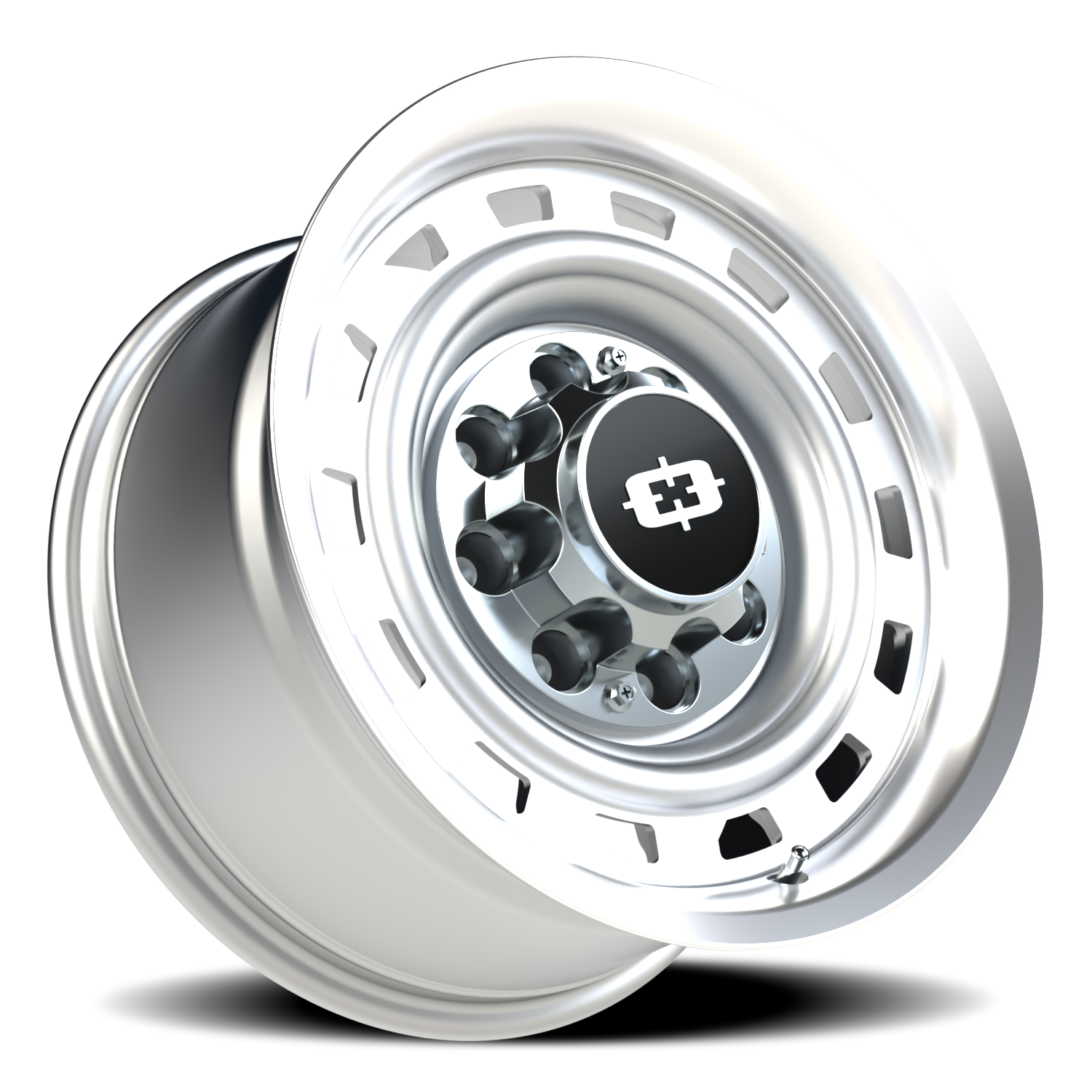 Vision CS-8X20HF 17X9 Silver Machined Lip Wheel